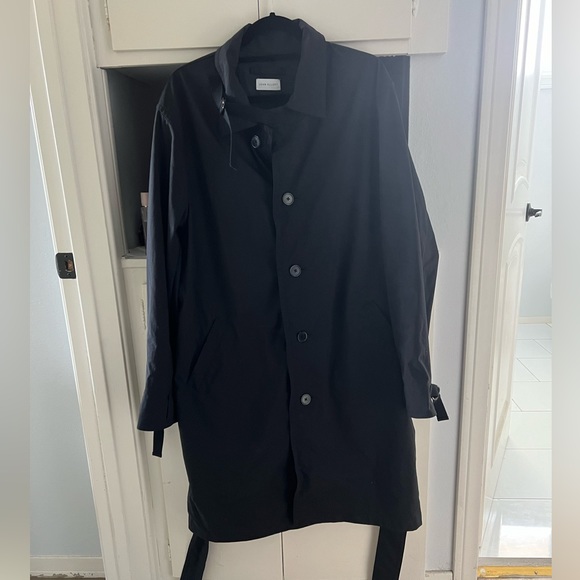 John Elliott Nylon Spring Coat Black Sz Large - Picture 1 of 4